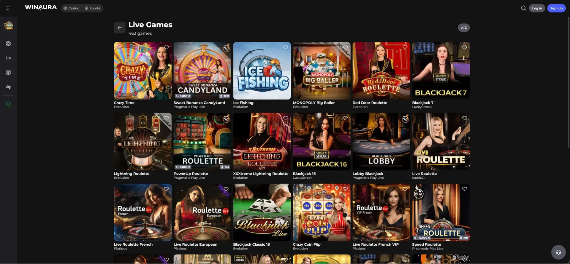 Sportsbook and esports at Winaura